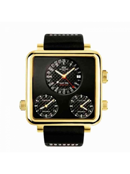 Часы Glycine Airman 7 Plaza Mayor gold 3870